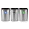 Alpine Industries Trash Can, Satin Alum/Satin Alum, Stainless Steel/Plastic ALP470-40L-R-T-CO - alternate 1
